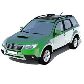 Subaru Forester 3D Object | FREE Artlantis Objects Download